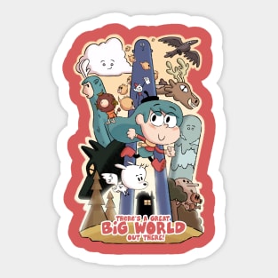 It's A Great Big World Out There! - 2 Sticker